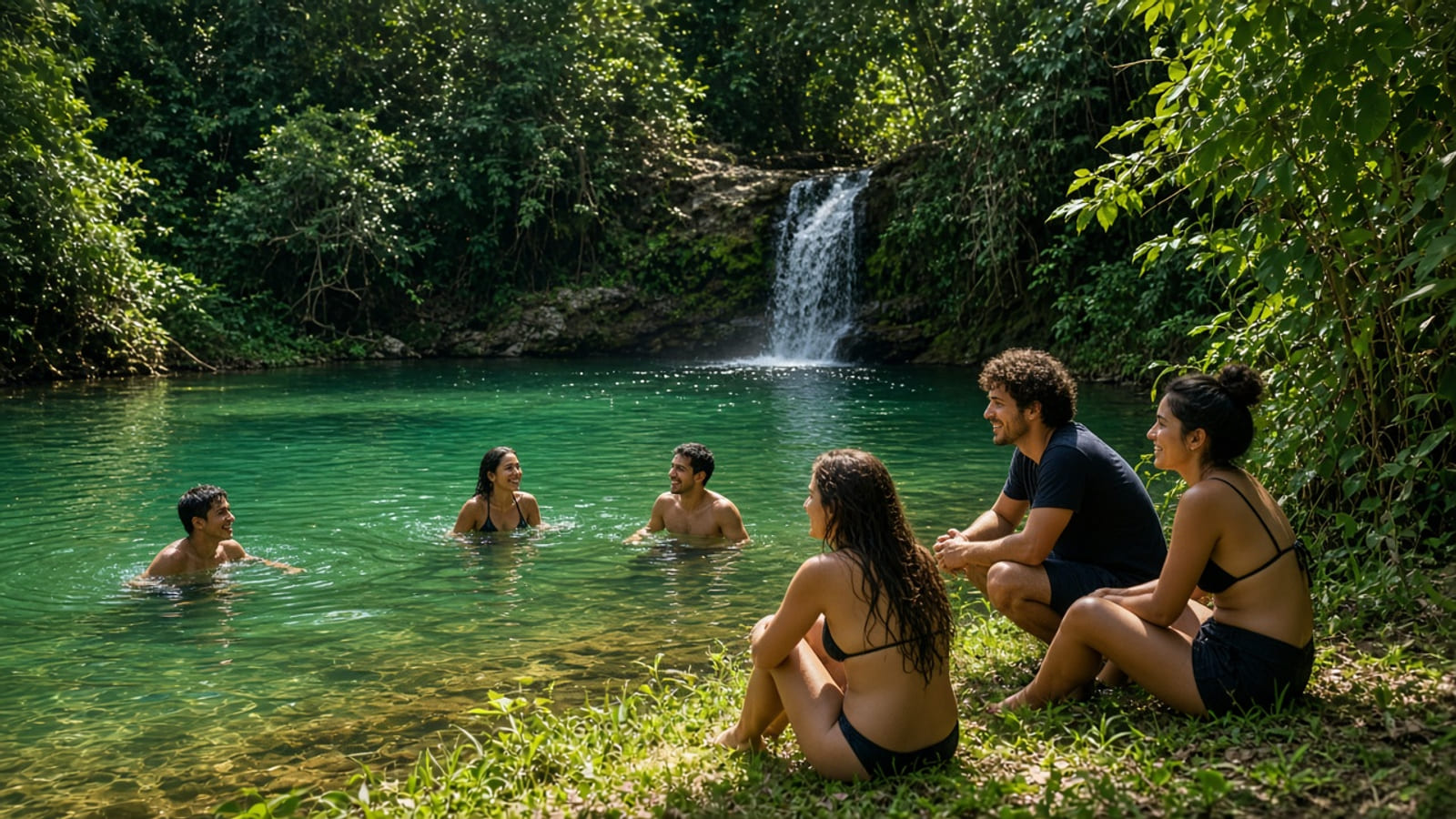 Banho na Lagoa Verde em Santa Bárbara d’Oeste
